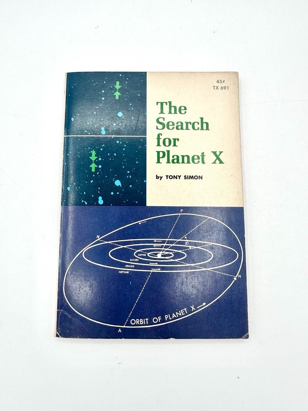 The Search For Planet X by Tony Simon Vintage 1965 Softcover 3rd Printing